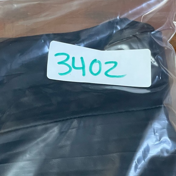 Zara women’s XL Black Faux Leather Pleated Midi Skirt vegan - Picture 11 of 11